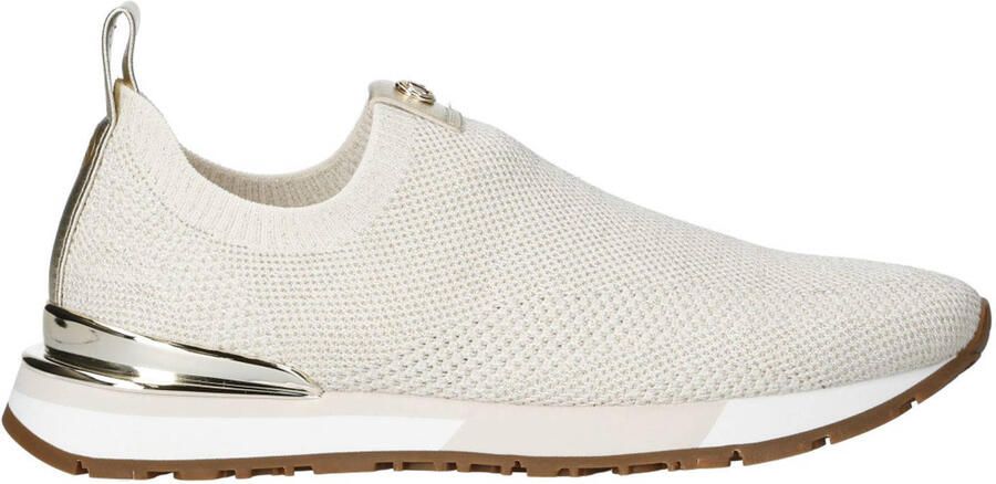 Michael Kors Nova slip on sneakers wit goud