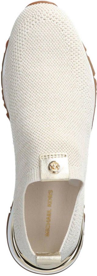 Michael Kors Nova slip on sneakers wit goud - Foto 3