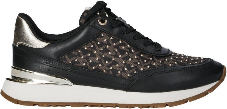 Michael Kors Nova trainer leren sneakers zwart