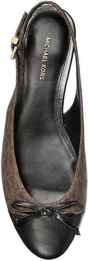Michael Kors Piper Flex Ballet imitatieleren loafers bruin - Foto 3