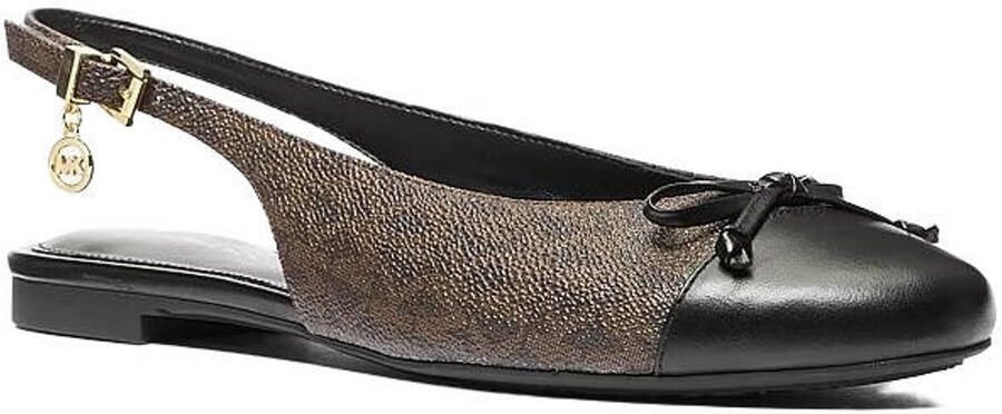 Michael Kors Piper Flex Ballet imitatieleren loafers bruin - Foto 2