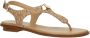 Bruin Tinten Michael Kors Camel Leer sandalen camel - Thumbnail 1