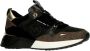 Michael Kors Theo Classic Logo Print Low top Sneakers Zwart Dames - Thumbnail 2