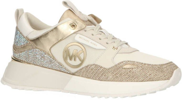 Michael Kors Dames Sneakers Theo Trainer Pale Gold Goud ½ - Foto 2