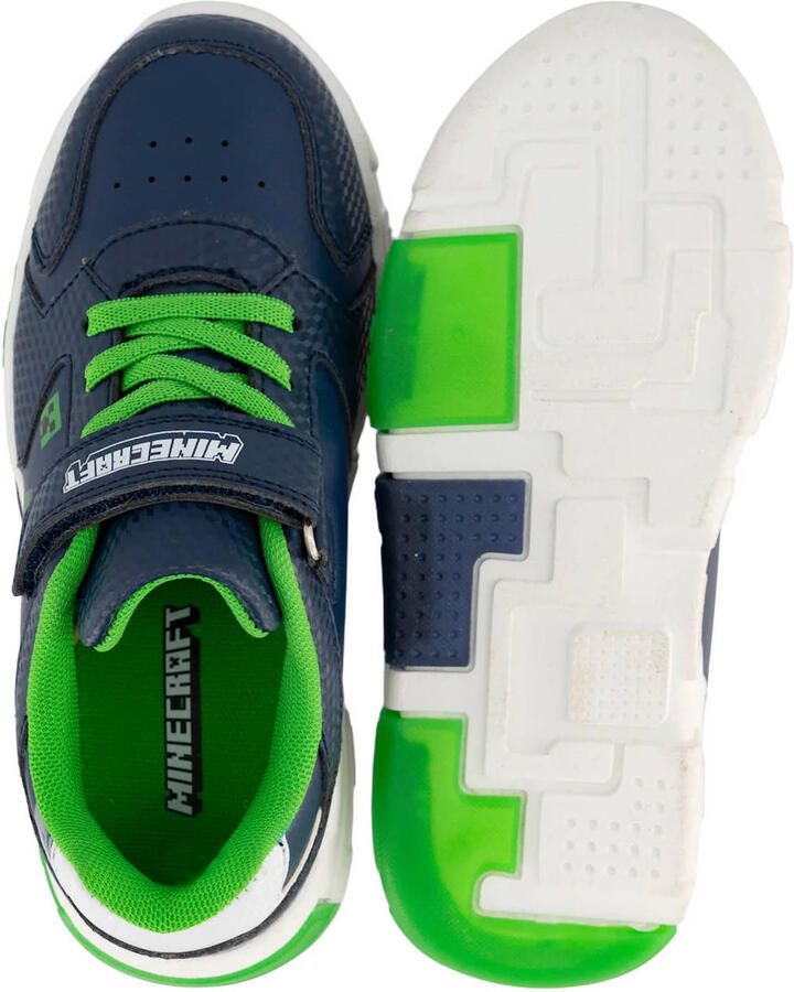 Minecraft sneakers donkerblauw groen - Foto 2
