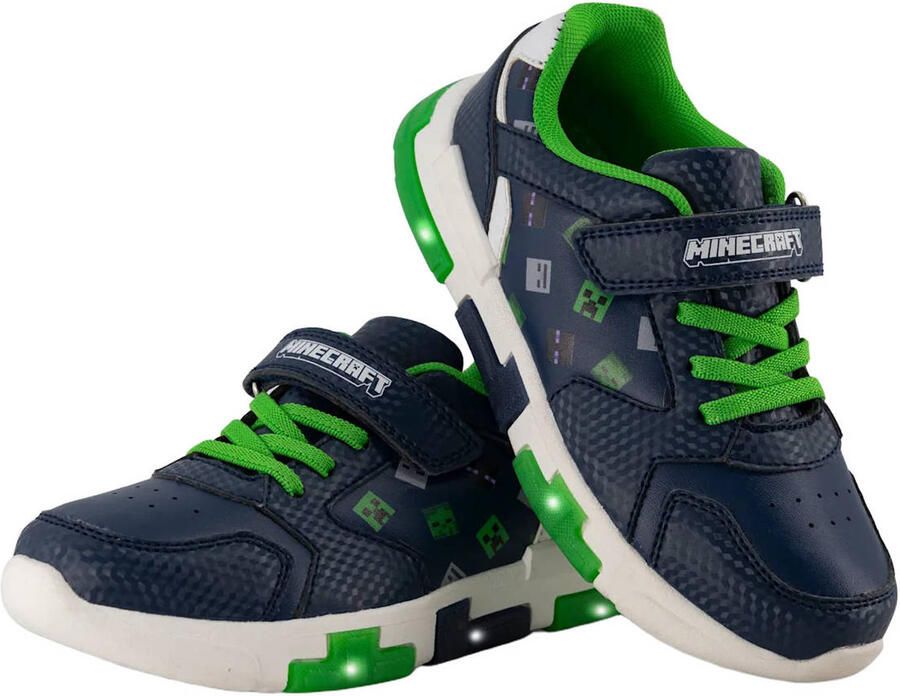 Minecraft sneakers donkerblauw groen - Foto 3