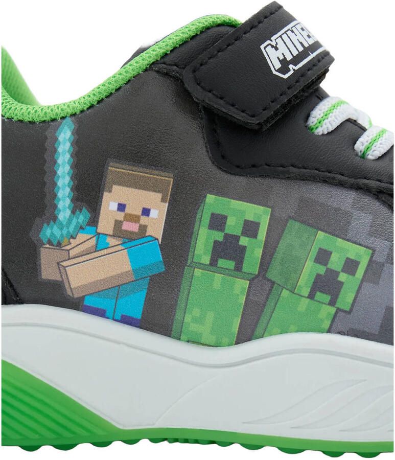 Minecraft sneakers met lichtjes zwart - Foto 3