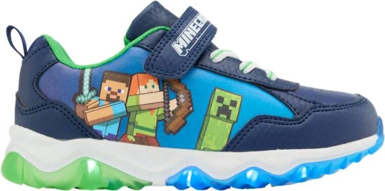 Minecraft sneakers blauw