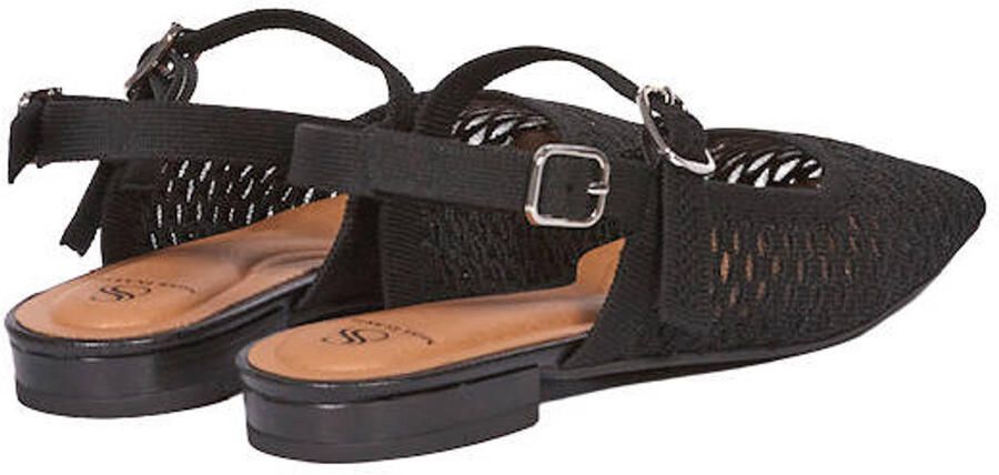 Miss Elastic Bella slingback loafers zwart - Foto 3