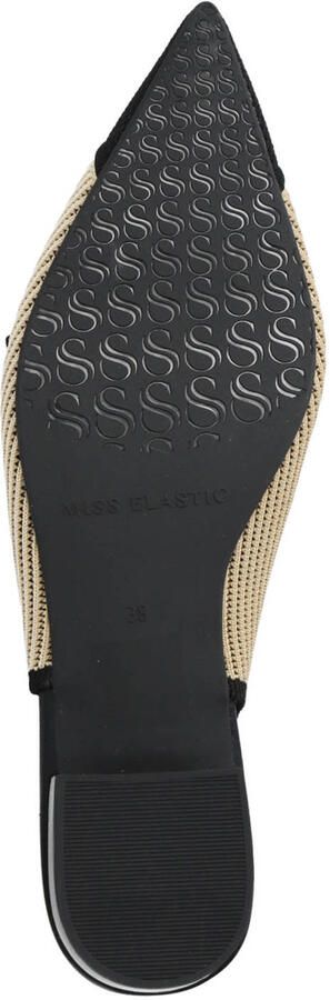Miss Elastic Marni slingback loafers beige zwart - Foto 3
