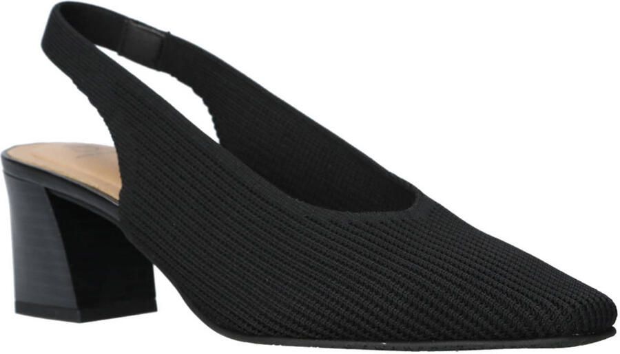 Miss Elastic New Paris slingback pumps blokhak zwart - Foto 2