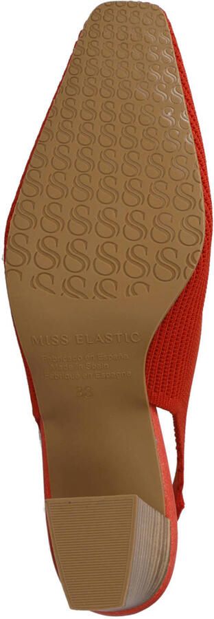 Miss Elastic New Paris slingback pumps rood - Foto 2
