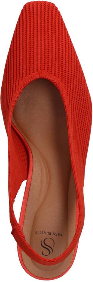 Miss Elastic New Paris slingback pumps rood - Foto 3