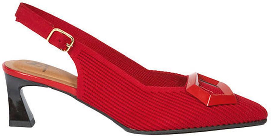 Miss Elastic slingback pumps rood