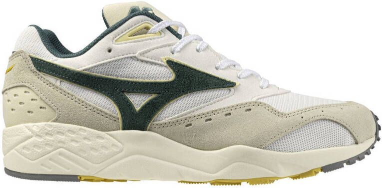 Mizuno Contender sneakers wit groen Suede Unisex