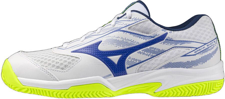 Mizuno Heren Tennisschoenen Break Shot 5 C G Wit Blauw - Foto 2