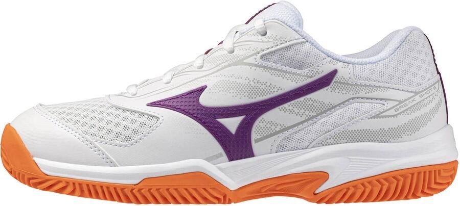 Mizuno Break Shot mesh tennisschoenen wit paars