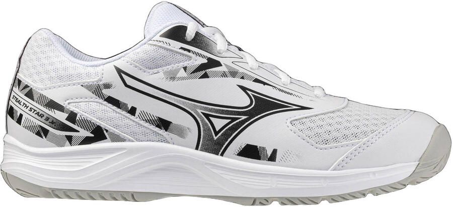 Mizuno Stealth Star 3 Junior Indoor Sportschoenen Wit