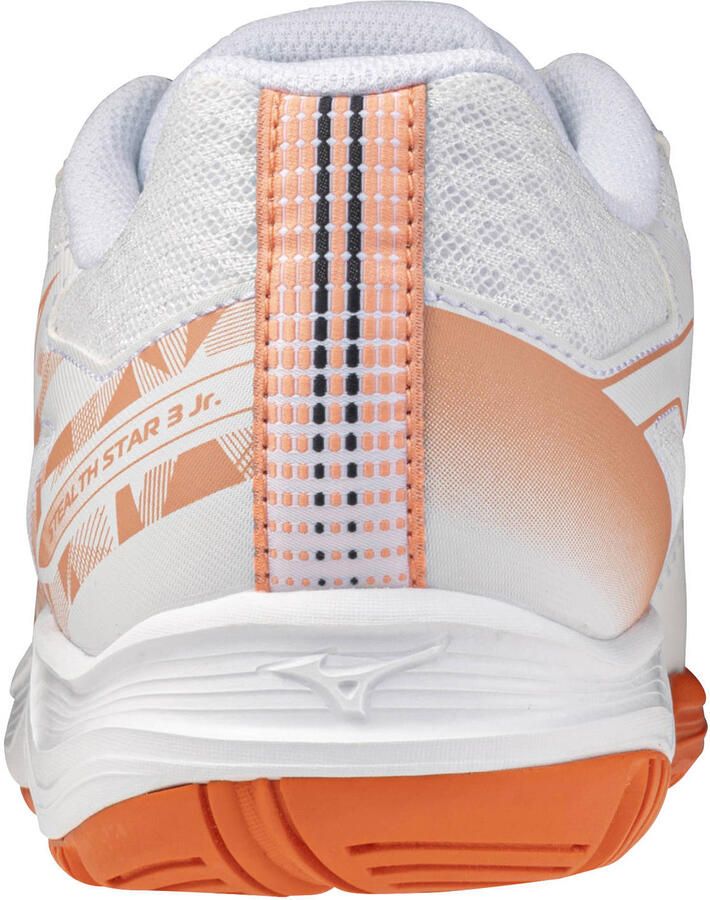 Mizuno Stealth Star sportschoenen wit oranje Mesh - Foto 3