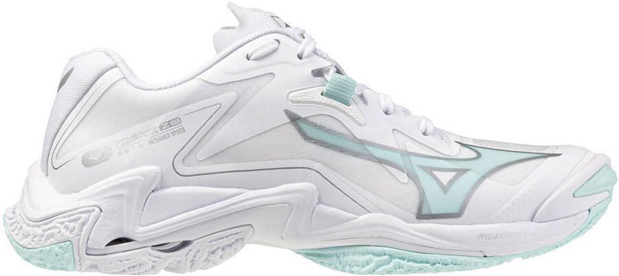 Mizuno Wave Lightning Z WOS zaalsportschoen wit lichtblauw - Foto 2