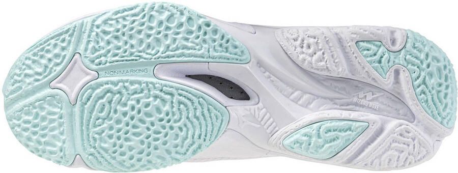 Mizuno Wave Lightning Z WOS zaalsportschoen wit lichtblauw - Foto 3