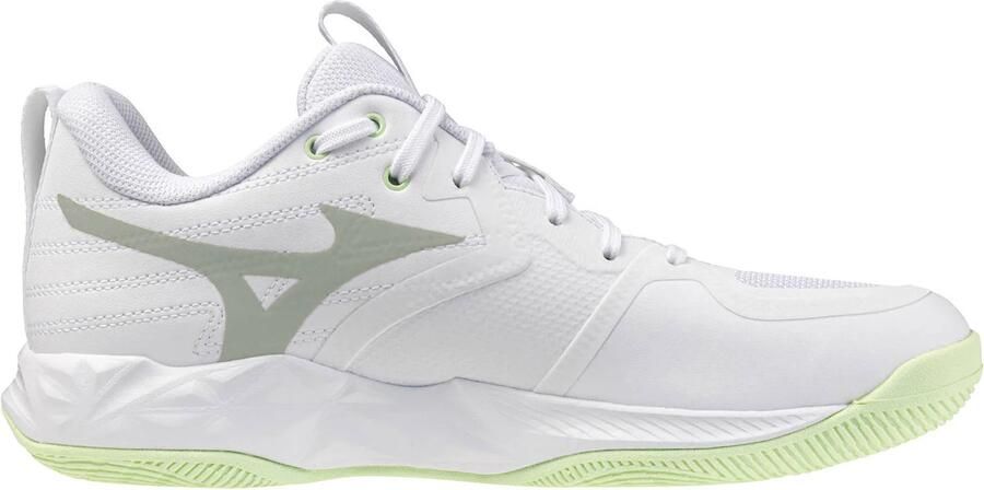Mizuno Wave Momentum Pro Indoor Sportschoenen Voor Dames Wit 1 2 Vrouw - Foto 2