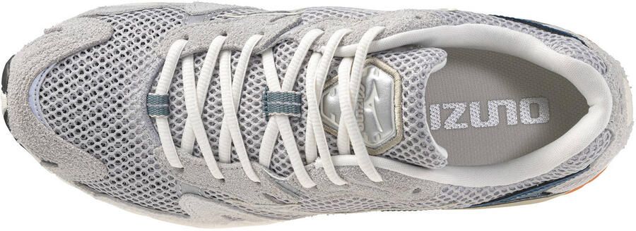 Mizuno Wave Rider 10 mesh sneakers lichtgrijs blauw - Foto 3
