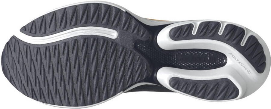 Mizuno Wave Ultimate 16 hardloopschoenen grijsblauw geel - Foto 3