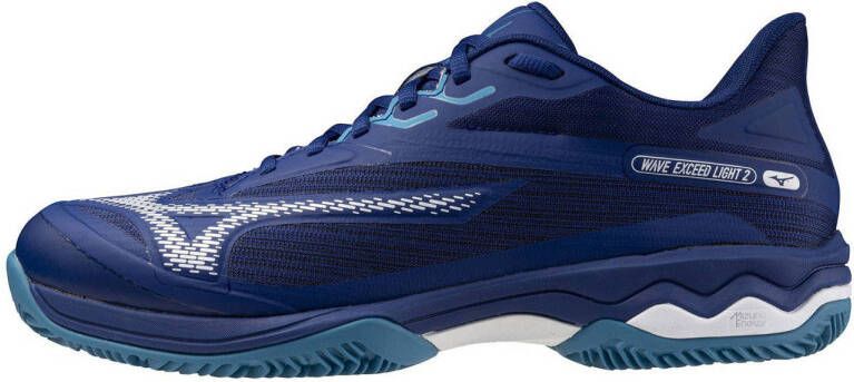 Mizuno WAVE EXCEED LIGHT 2 CC tennisschoenen heren 61G blauw
