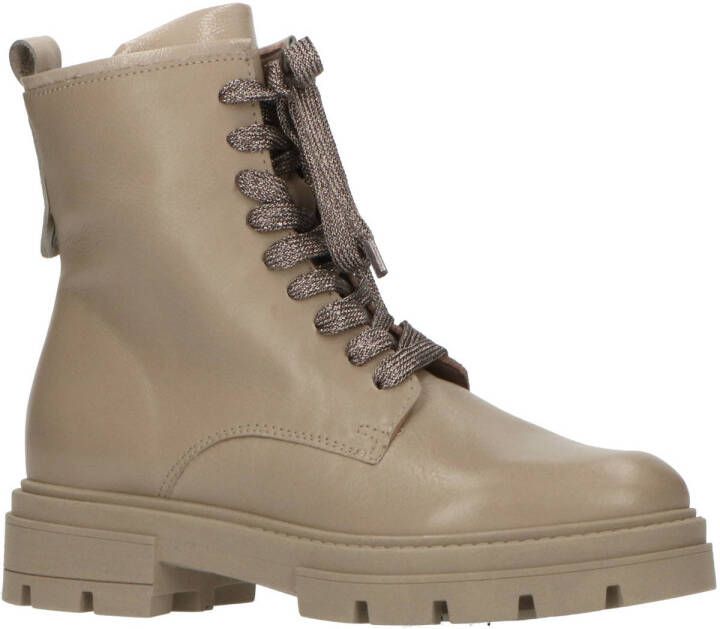 Mjus Beatrix M79280 leren veterboots taupe