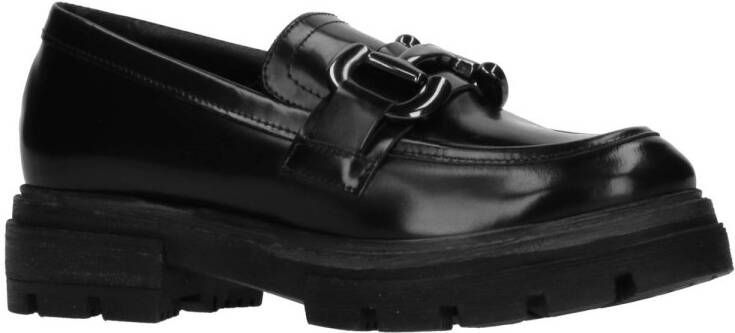 Mjus Betty P31103 chunky leren loafers zwart