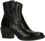 Mjus leren cowboylaarzen zwart - Thumbnail 1