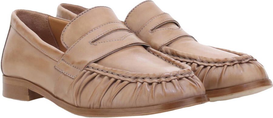 Mjus leren loafers lichtbruin - Foto 2