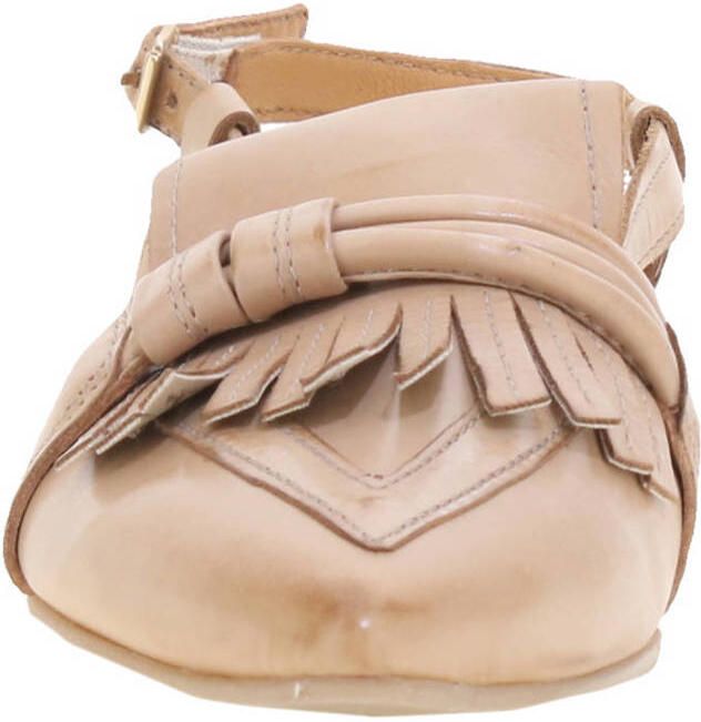 Mjus leren slingback loafers lichtbruin - Foto 2
