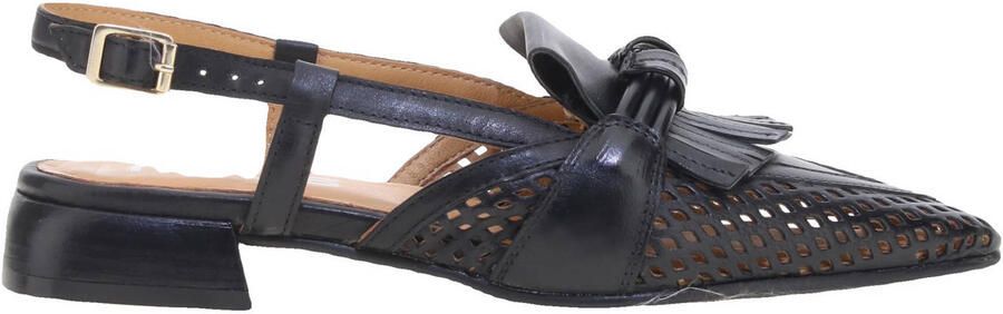 Mjus leren slingback loafers zwart
