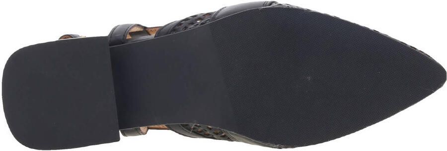Mjus leren slingback loafers zwart - Foto 3