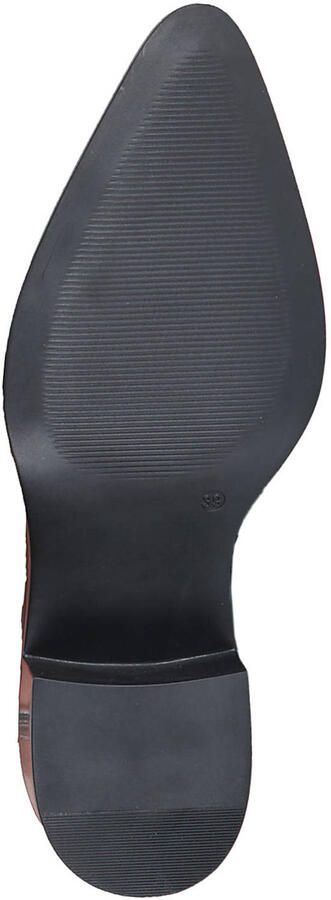 Mjus Lange laarzen met puntje L39303 Zwart