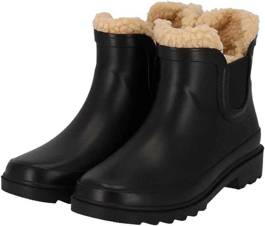 Morethansocks Chelsea regenlaarzen Unisex Fake Fur voering