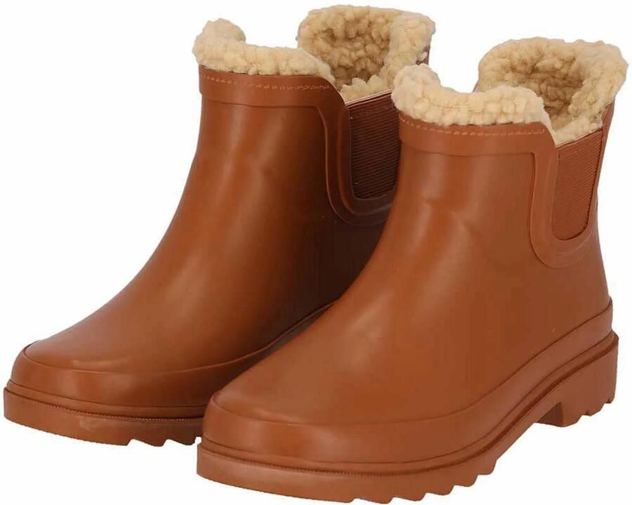 Morethansocks Chelsea regenlaarzen Unisex Fake Fur voering