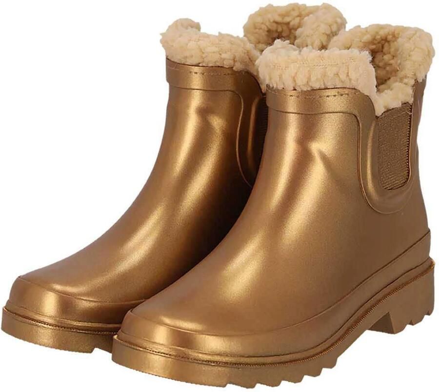 Morethansocks Chelsea regenlaarzen Unisex Fake Fur voering