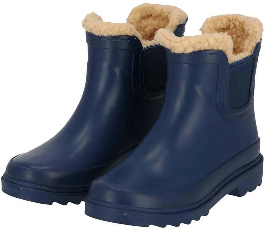 Morethansocks Chelsea regenlaarzen Unisex Fake Fur voering