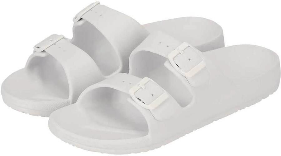 Morethansocks Sandalen dames Gespsluiting Waterbestendig Slipper dames Sandalen lage hak dames Sandalen zomer