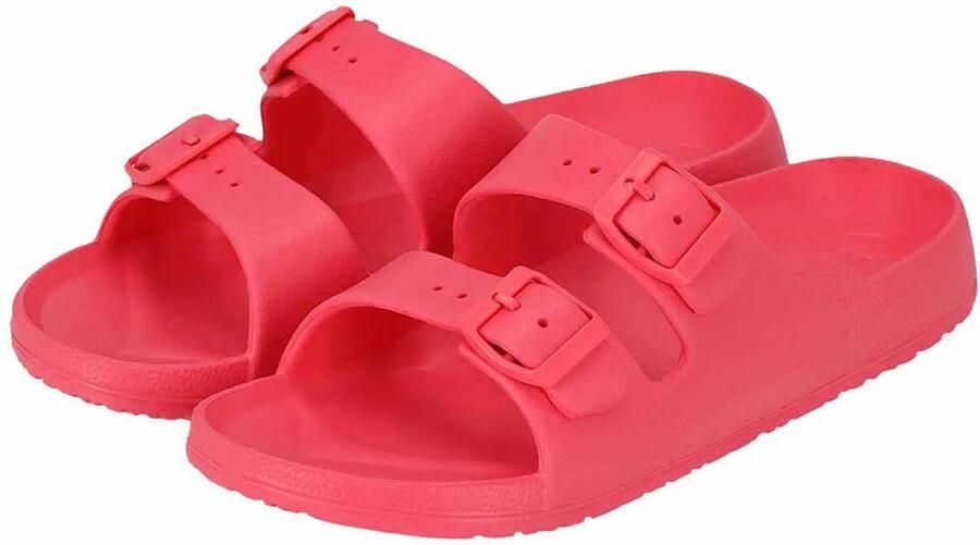 Morethansocks Sandalen dames Gespsluiting Waterbestendig Slipper dames Sandalen lage hak dames Sandalen zomer