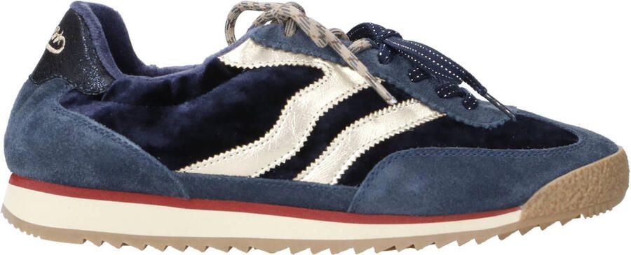 MRP Utah Sneakers Textiel Dames Donkerblauw