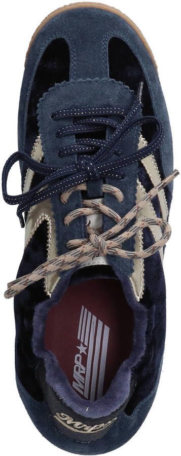 MRP Lage Sneakers Dames Utah Textiel Donkerblauw - Foto 3