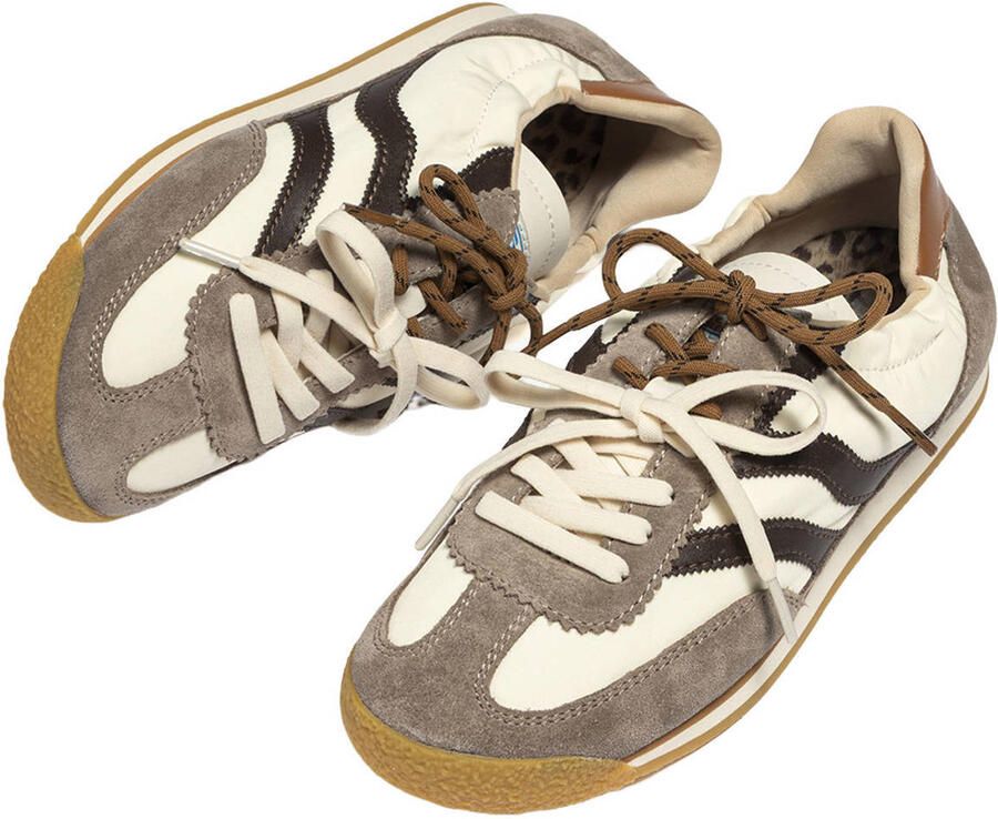 MRP Lage Sneakers Dames Pure Maat: 42 Materiaal: Textiel Kleur: Bruin - Foto 3