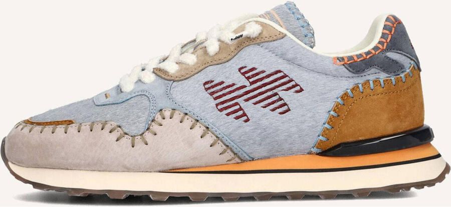 MRP Lage Sneakers Dames Amsterdam 06uphs Maat: 36 Materiaal: Ponyhair Kleur: Blauw
