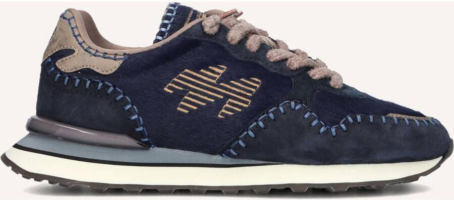 MRP Lage Sneakers Dames Amsterdam 06uphs Suède Blauw