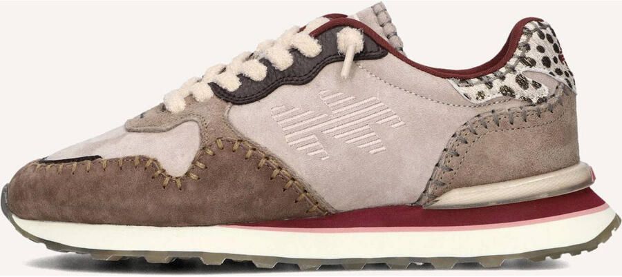 MRP Lage Sneakers Dames Amsterdam 06uphs Maat: 40 Materiaal: Suède Kleur: Taupe
