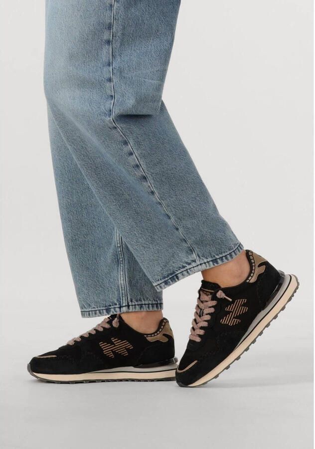 MRP Lage Sneakers Dames Amsterdam 06uphs Ponyhair Zwart - Foto 2